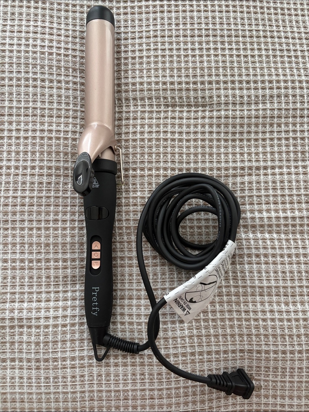 NWOT Rose Gold and Black Curling Iron - Professional Styling Tool